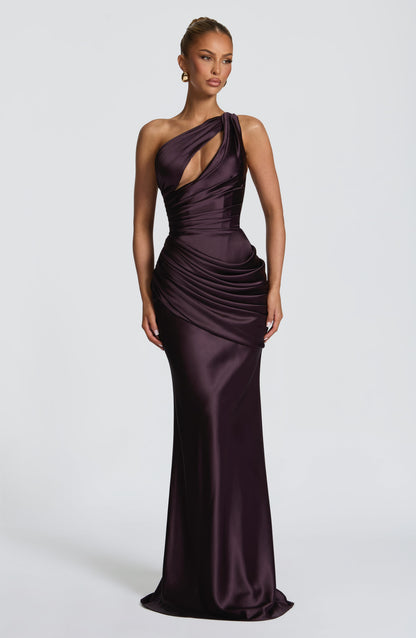 Robe Longue Emina - Prune