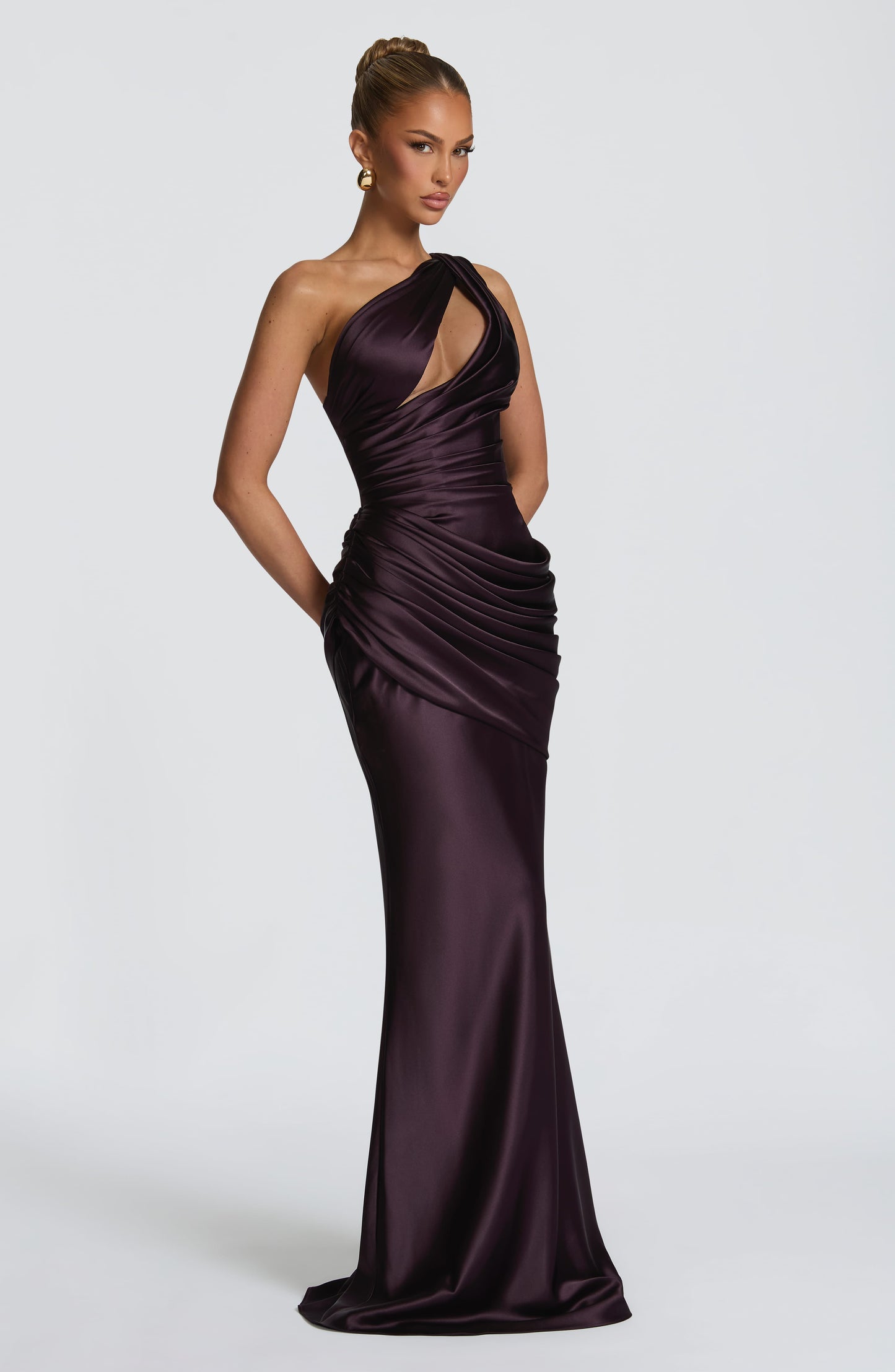 Robe Longue Emina - Prune