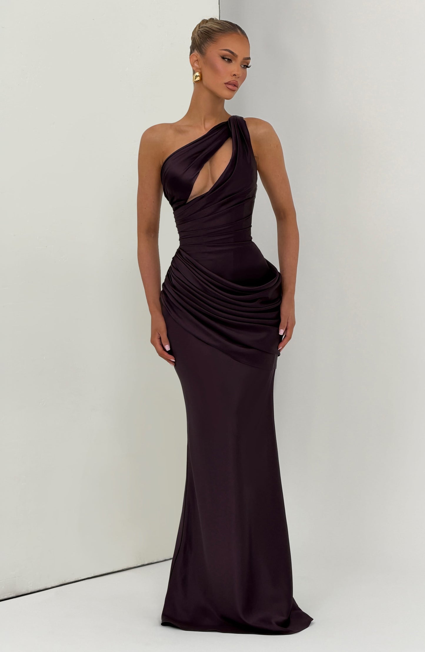Robe Longue Emina - Prune