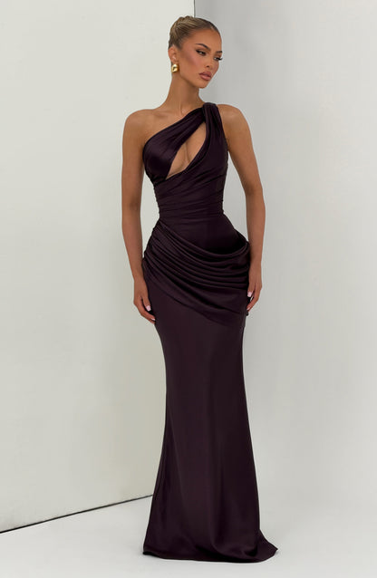 Robe Longue Emina - Prune