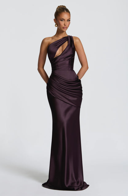 Robe Longue Emina - Prune