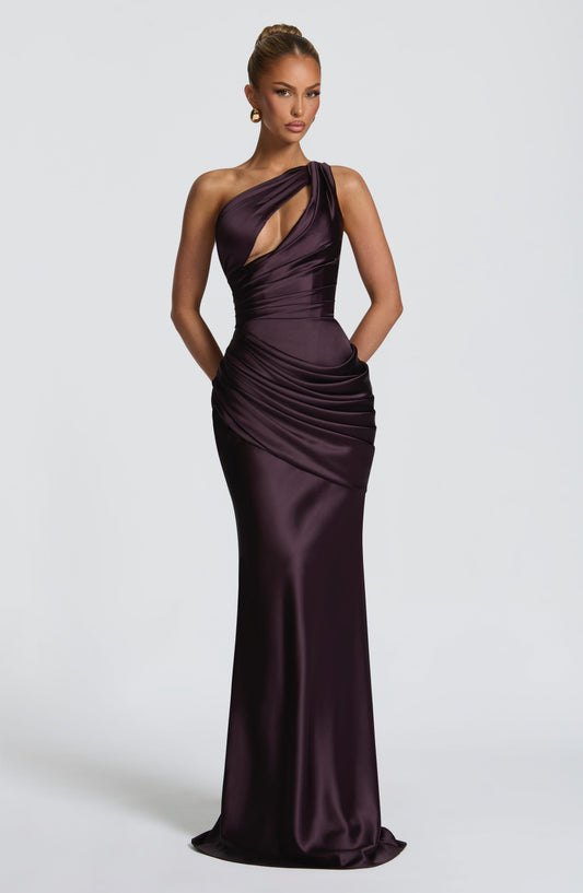 Robe Longue Emina - Prune
