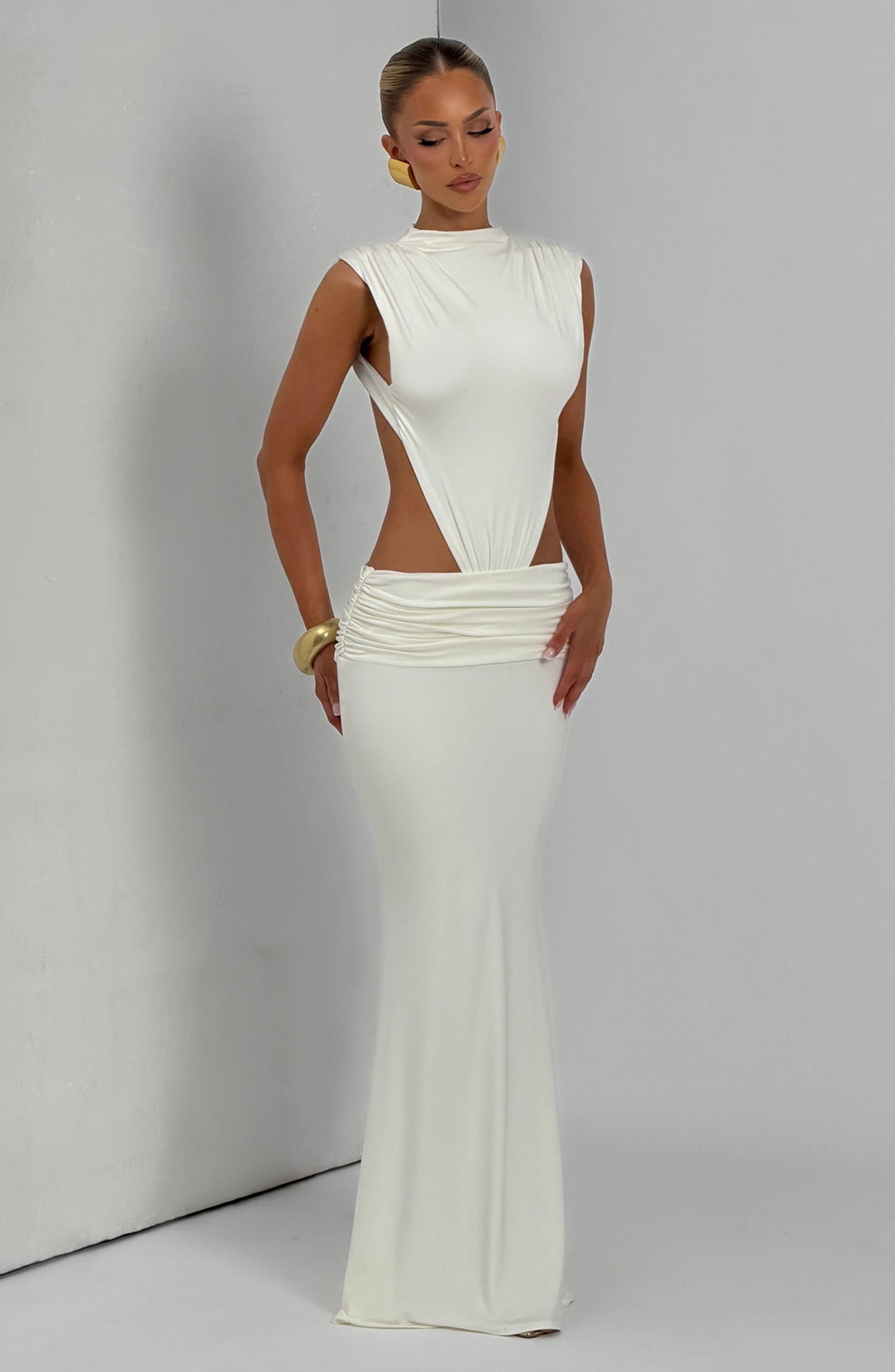 Robe Longue Fenella - Ivoire