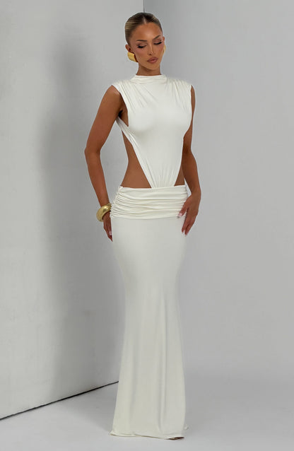 Robe Longue Fenella - Ivoire