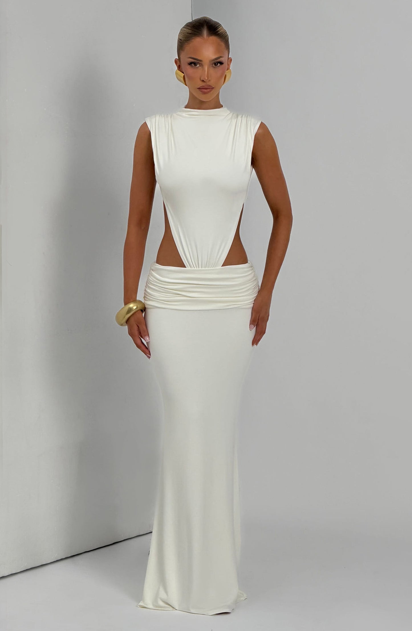 Robe Longue Fenella - Ivoire
