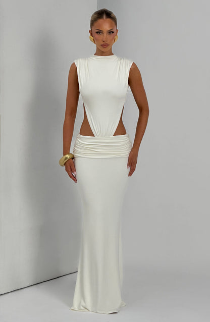 Robe Longue Fenella - Ivoire