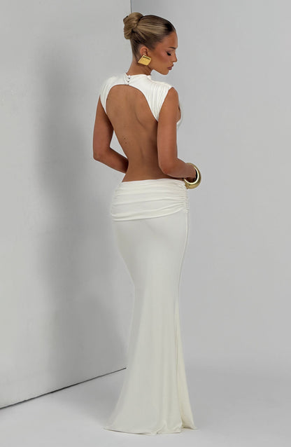 Robe Longue Fenella - Ivoire