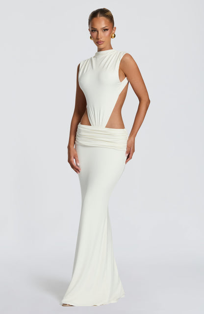 Robe Longue Fenella - Ivoire