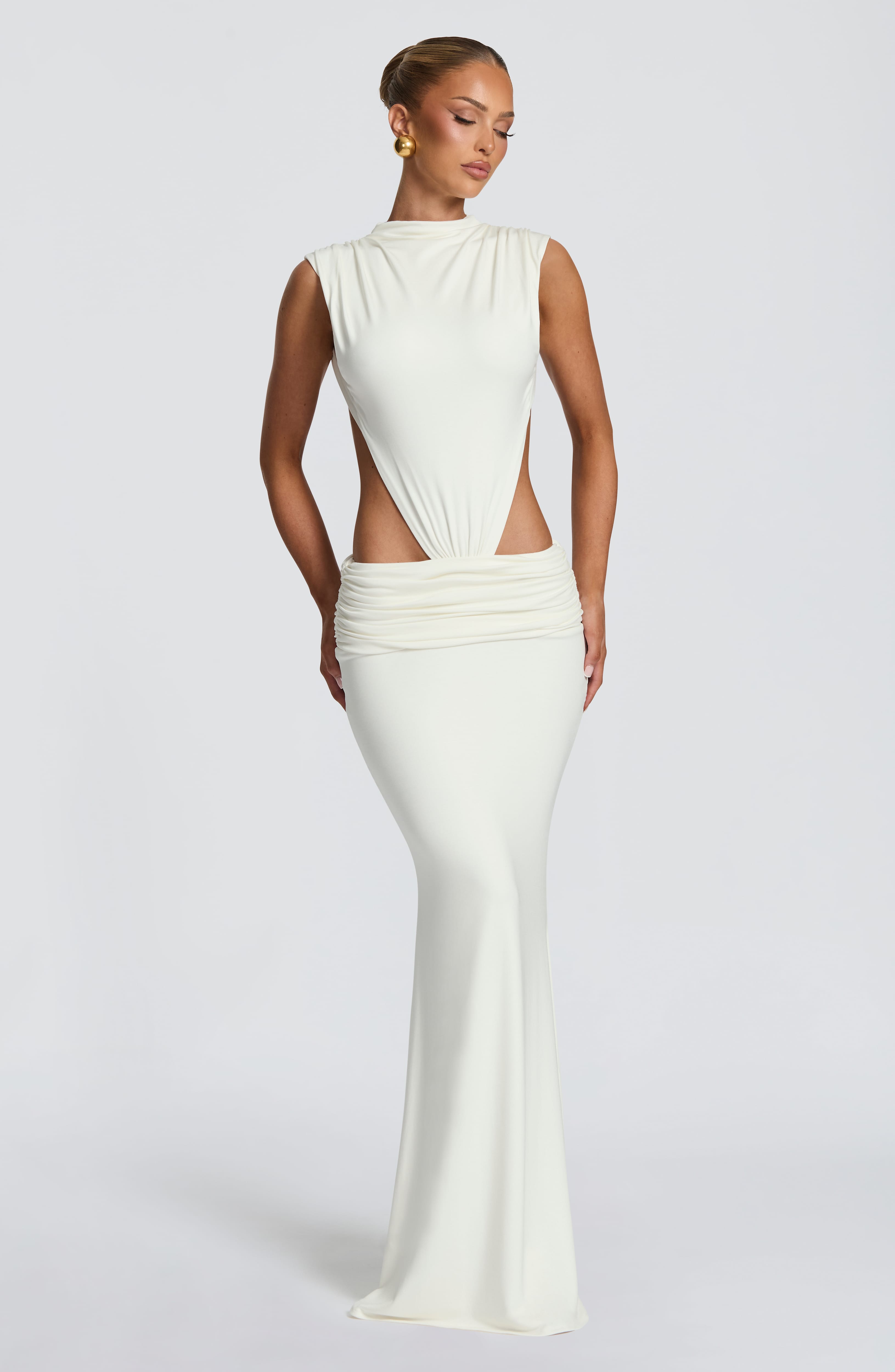 Robe Longue Fenella - Ivoire
