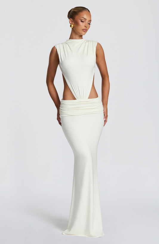 Robe Longue Fenella - Ivoire
