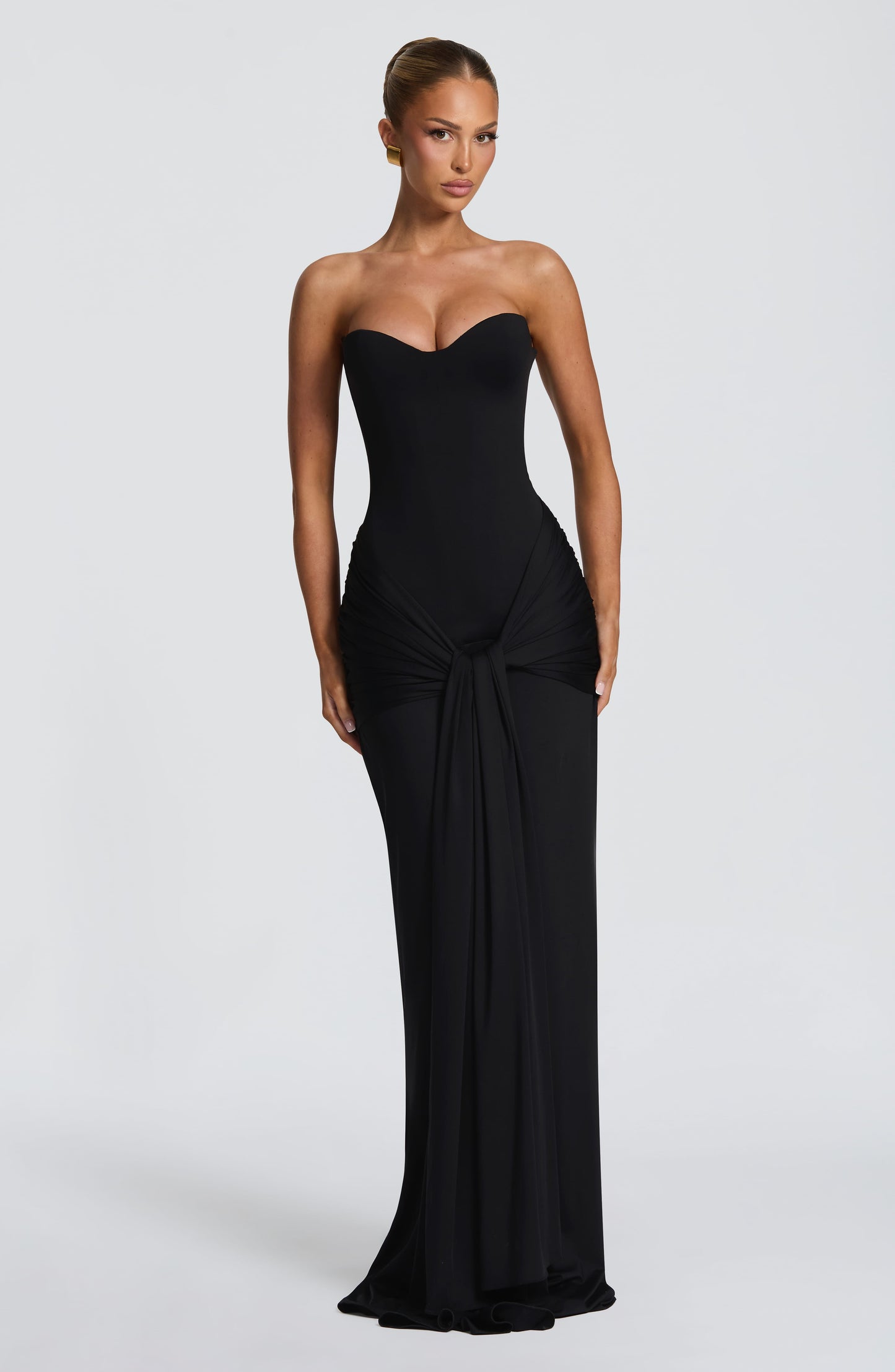 Robe Longue Gia - Noir