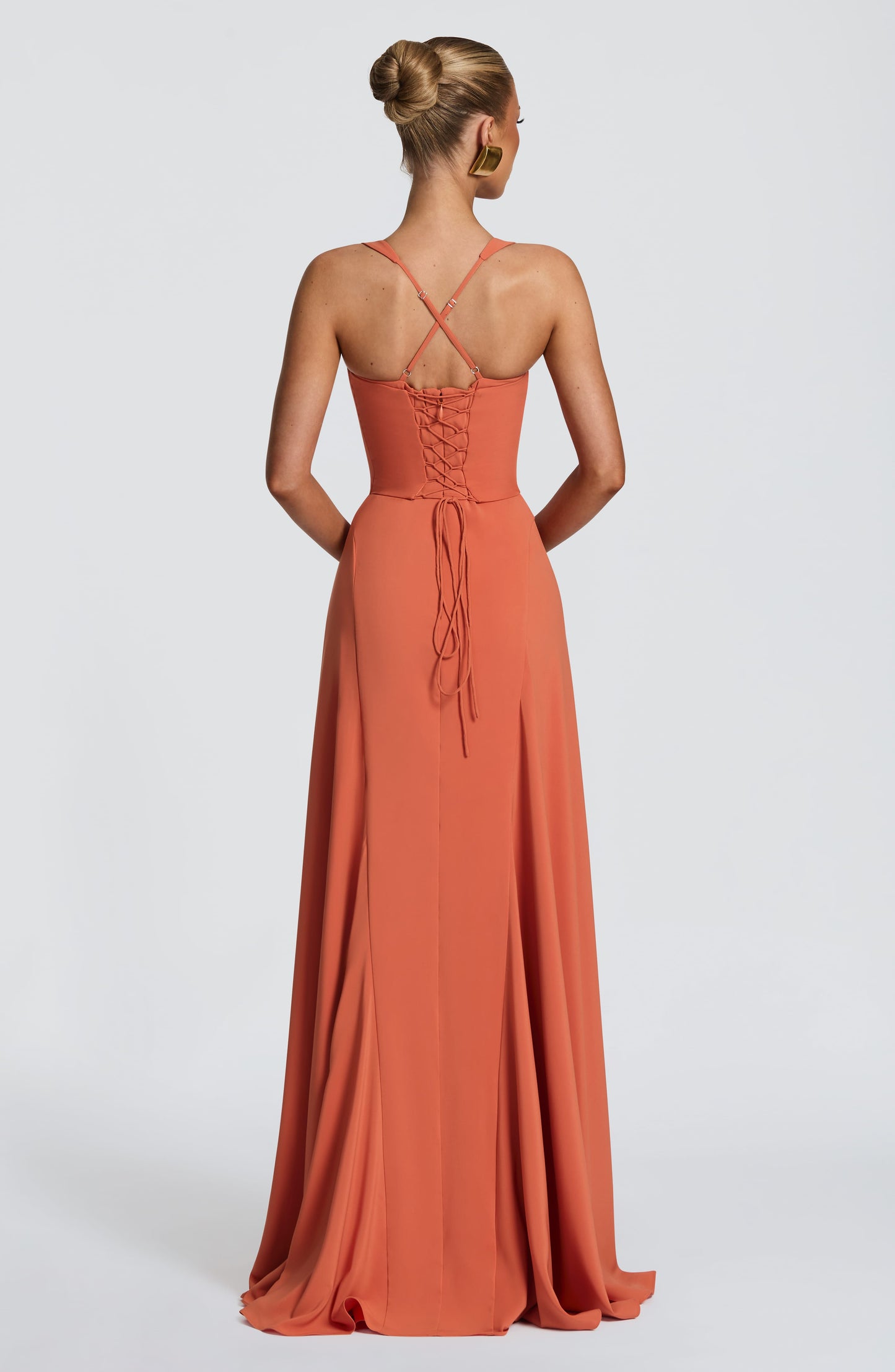 Robe Longue Irie - Orange Brûlé