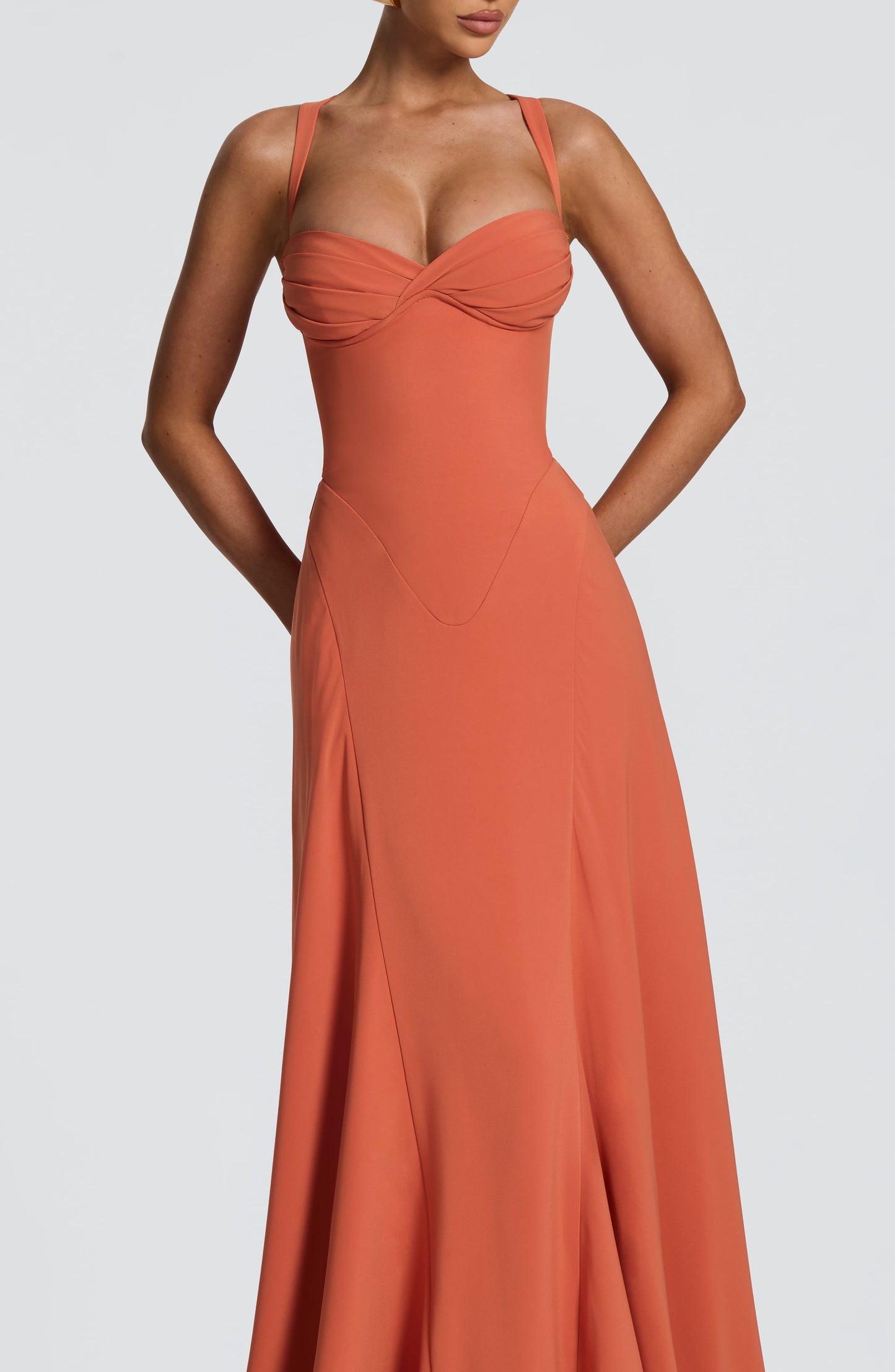 Robe Longue Irie - Orange Brûlé