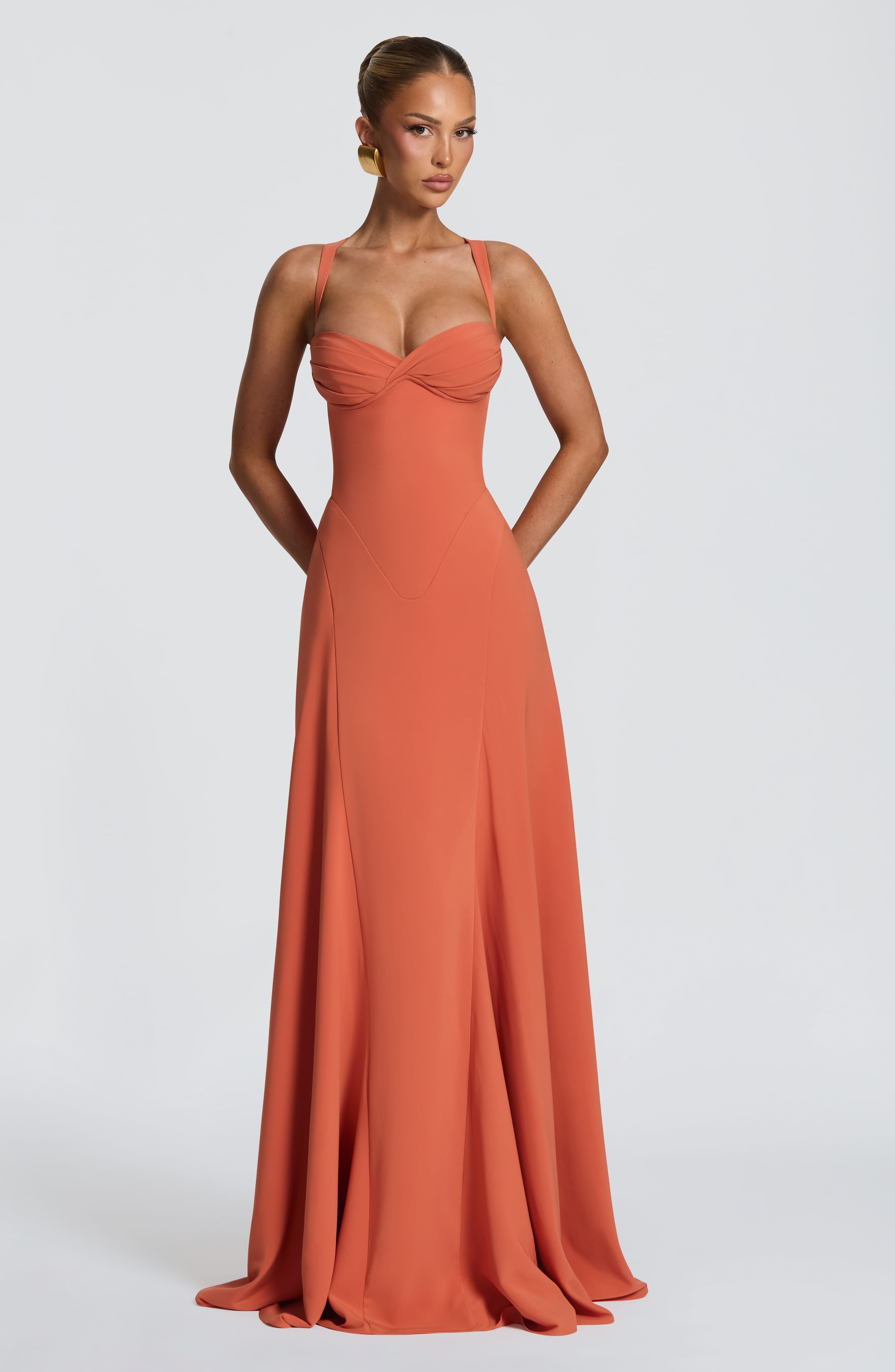 Robe Longue Irie - Orange Brûlé