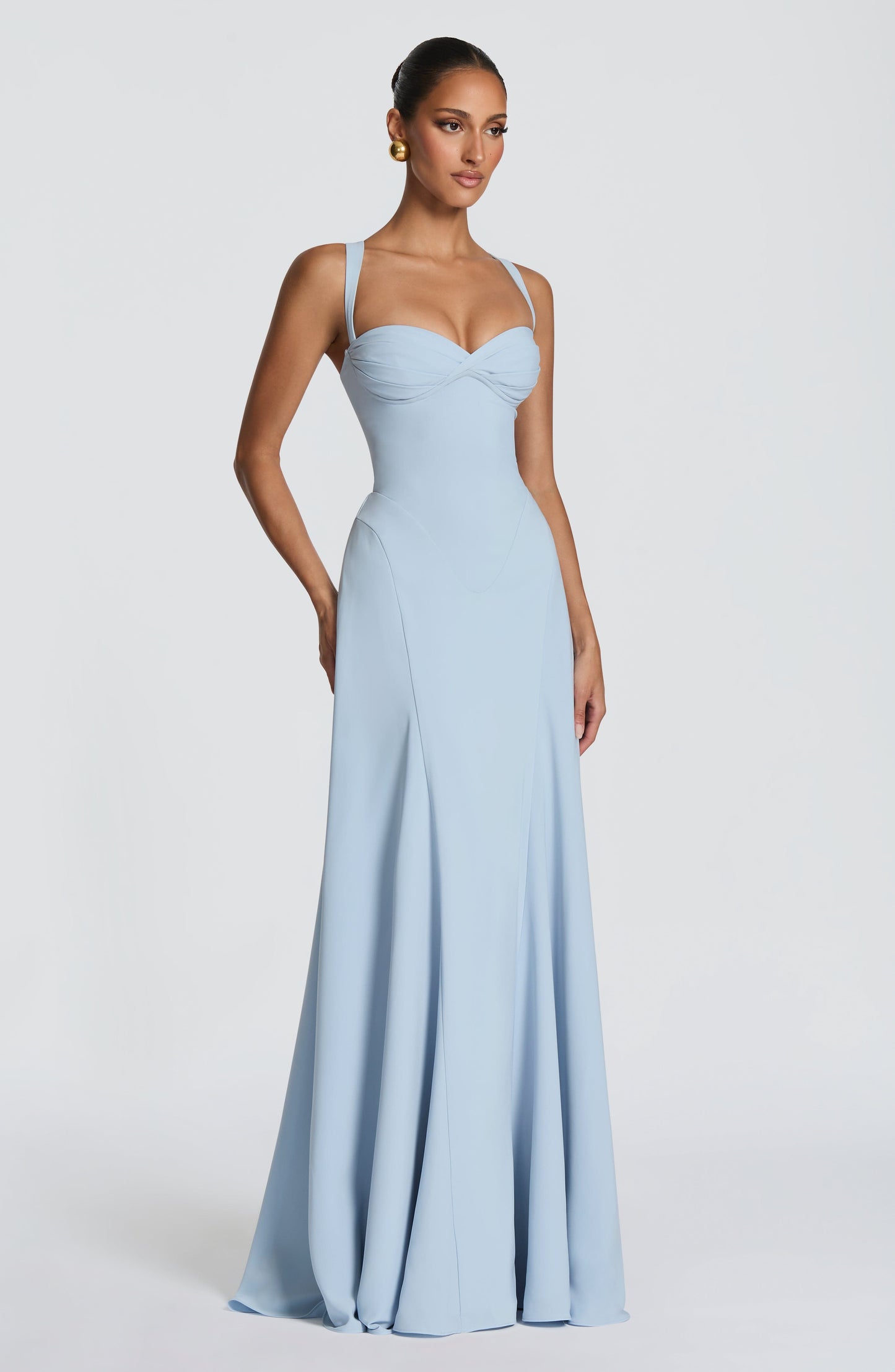 Robe Longue Irie - Bleu Glacier