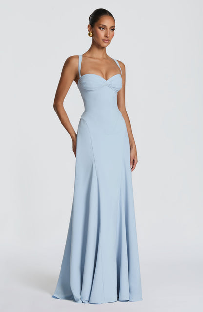 Robe Longue Irie - Bleu Glacier