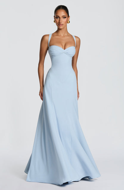 Robe Longue Irie - Bleu Glacier