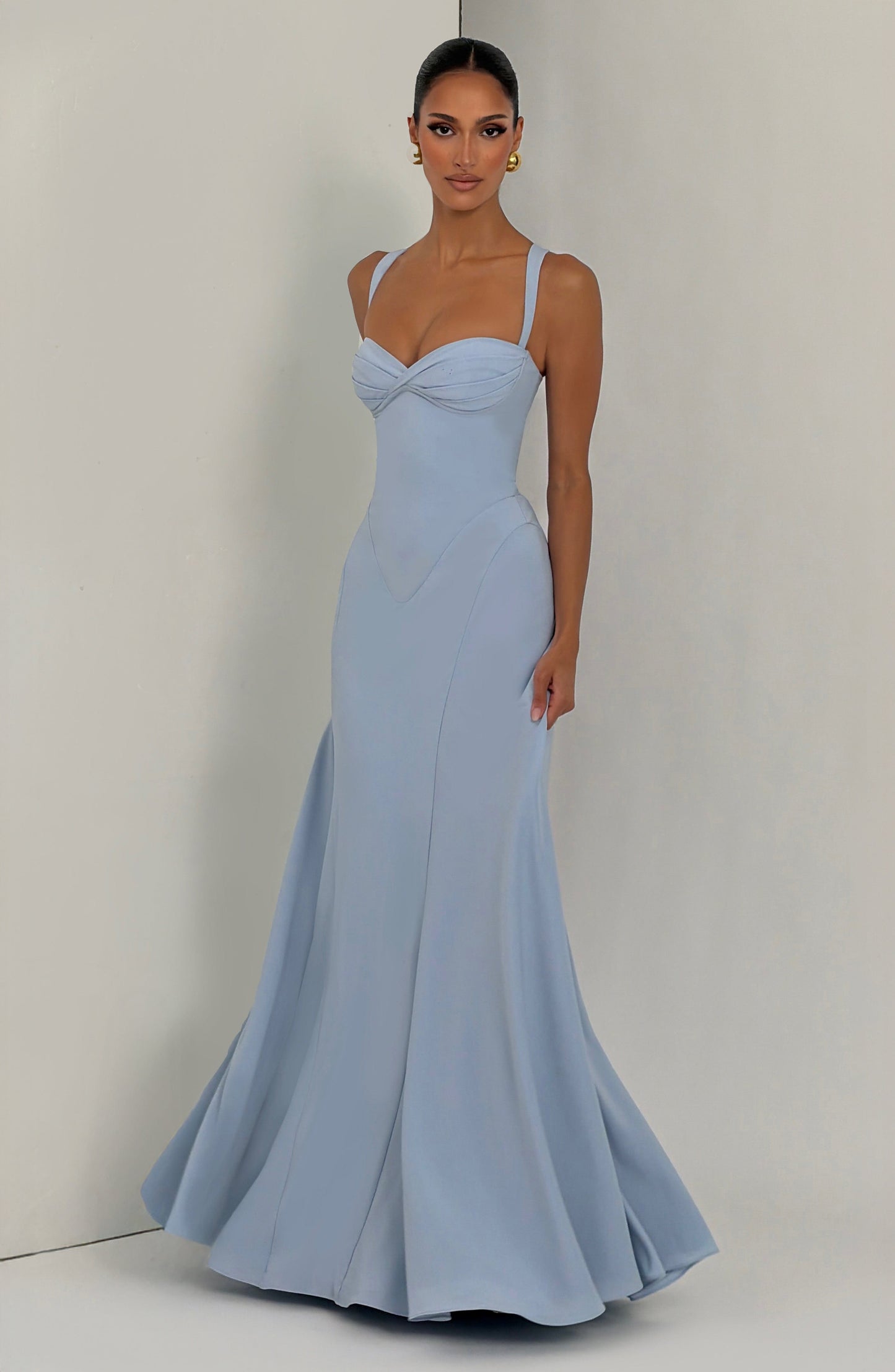 Robe Longue Irie - Bleu Glacier