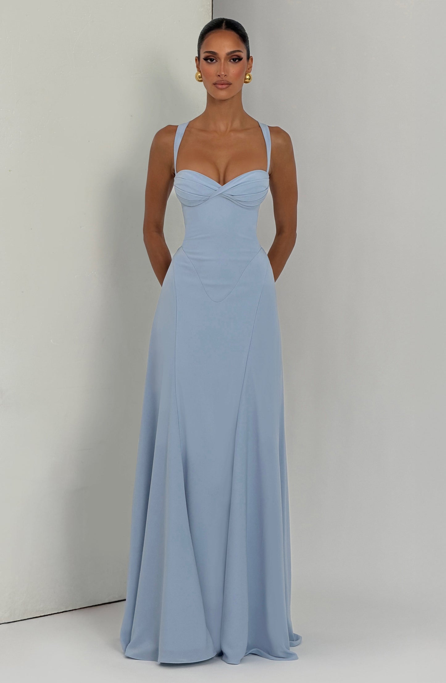 Robe Longue Irie - Bleu Glacier