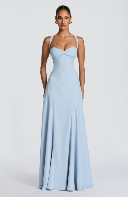 Robe Longue Irie - Bleu Glacier