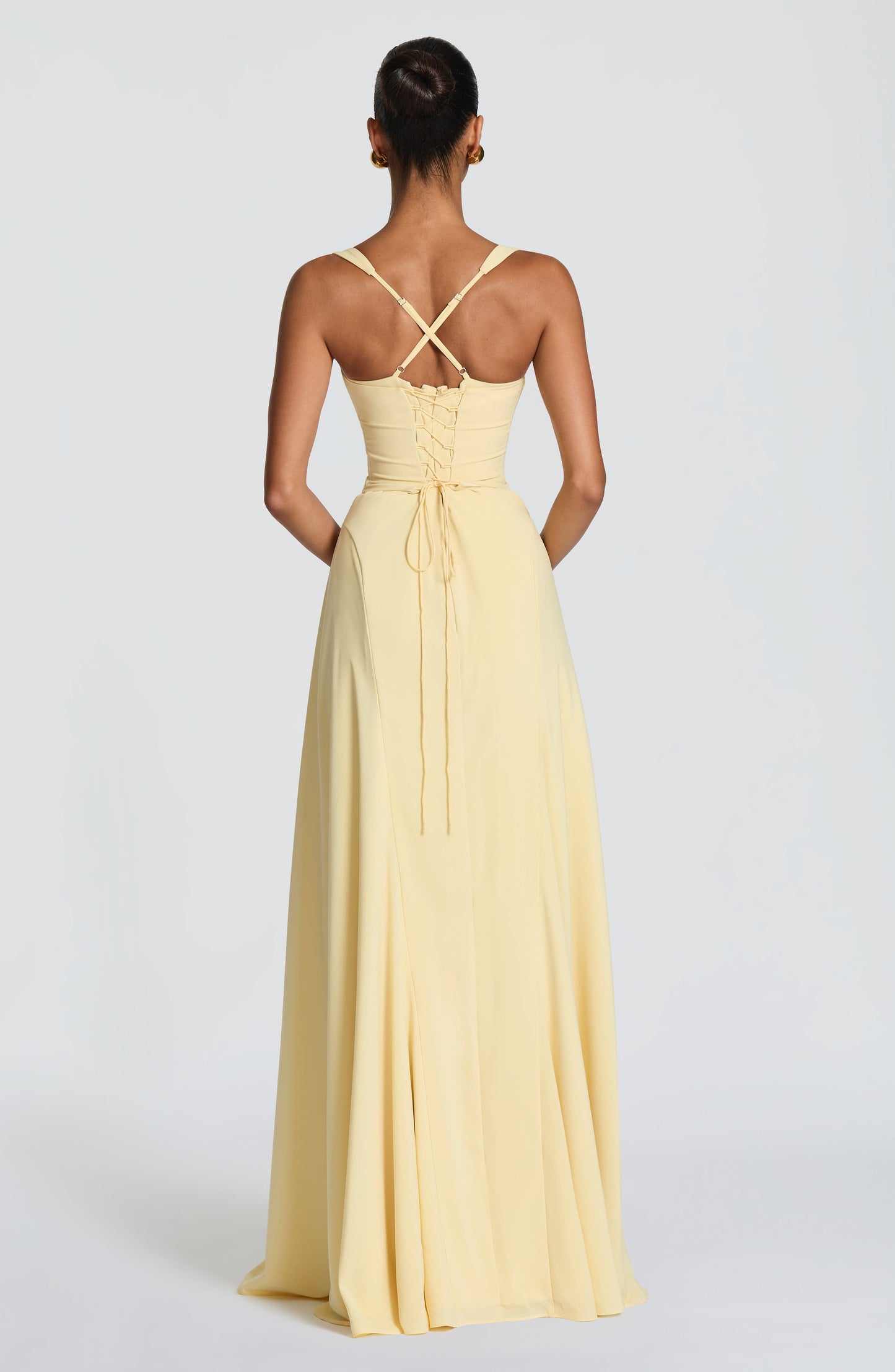 Robe Longue Longue - Jaune citron