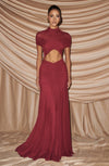 Robe Longue Jaya - Bourgogne