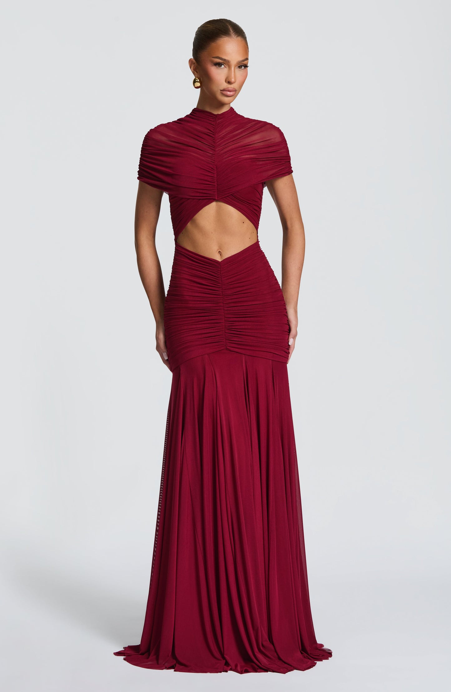 Robe Longue Jaya - Bourgogne