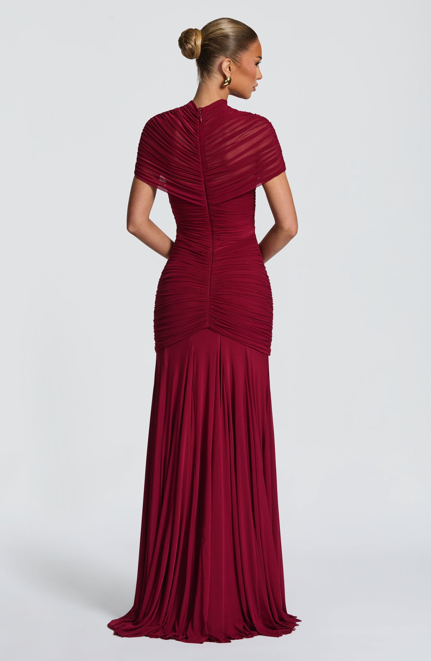 Robe Longue Jaya - Bourgogne