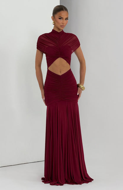 Robe Longue Jaya - Bourgogne