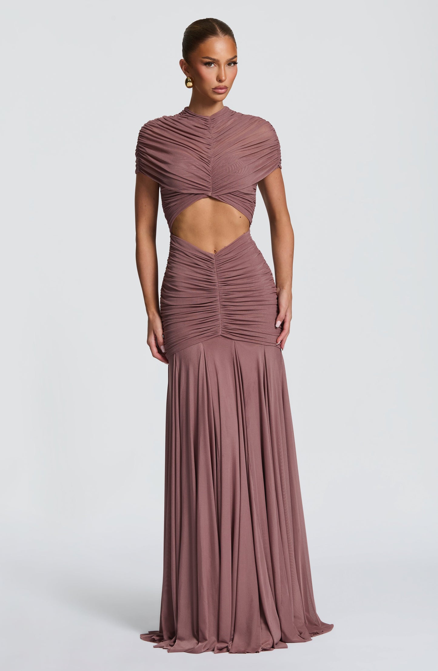 Robe Longue Jaya - Dusty rose