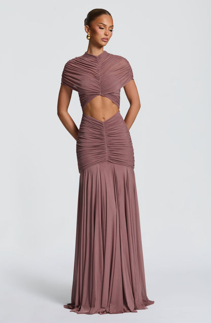Robe Longue Jaya - Dusty rose