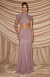 Robe Longue Jaya - Dusty rose