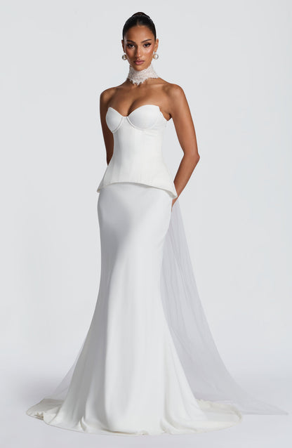 Robe Longue Kaia - Ivoire
