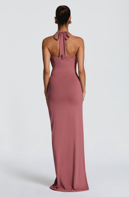 Robe Longue Kingsley - Rose brown