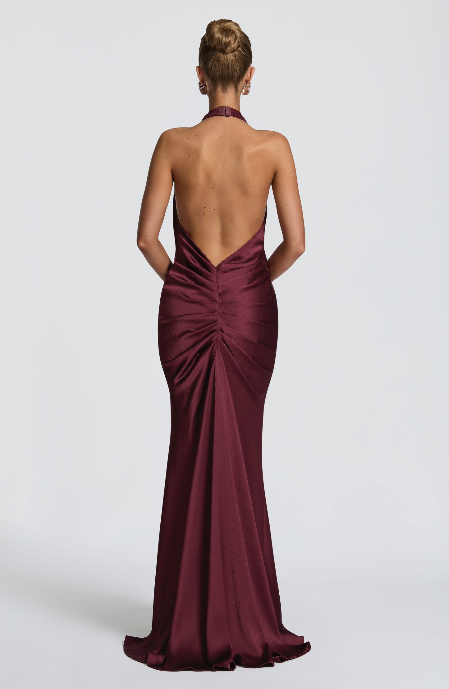 Robe Longue Longue - Cerise laquée