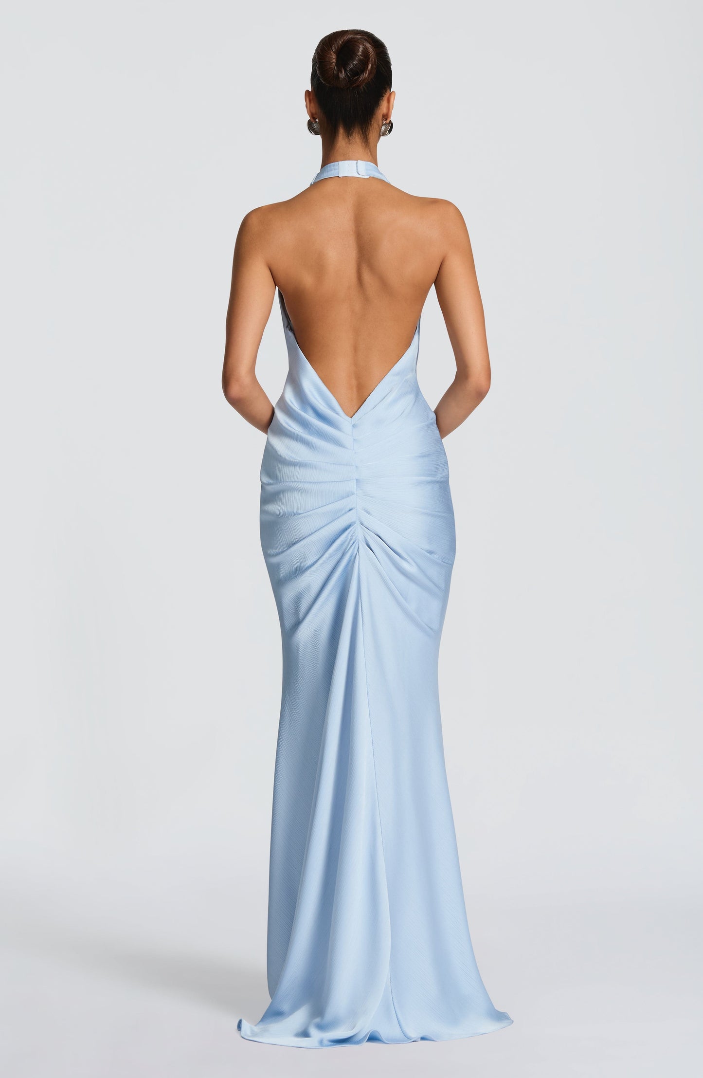 Robe Longue Linette - Bleu Glacier