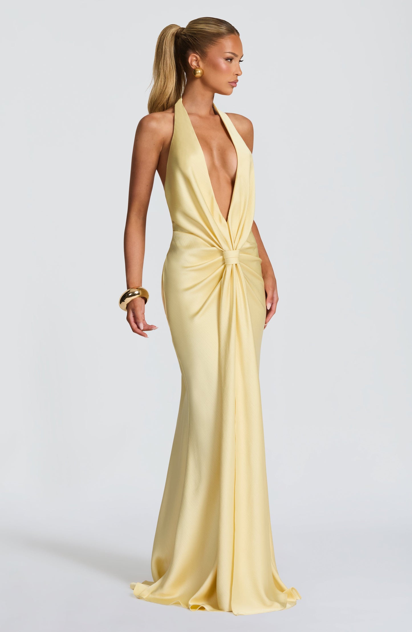 Robe Longue Linette - Jaune Citron