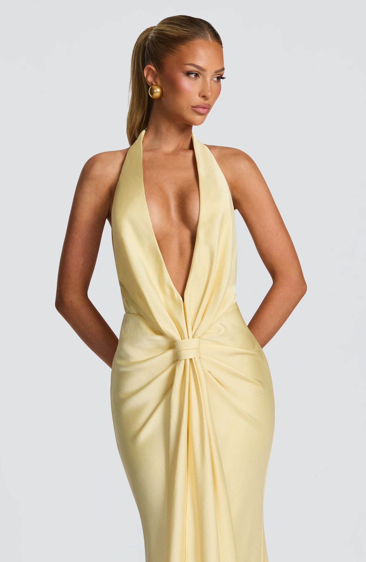 Robe Longue Linette - Jaune Citron