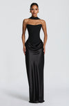 Robe Longue Maggie - Noir