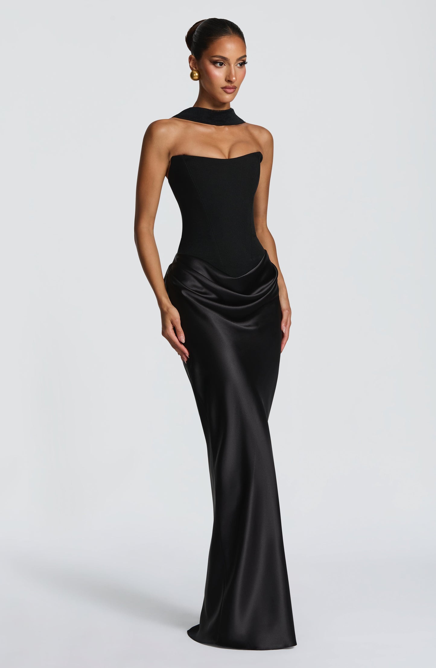 Robe Longue Maggie - Noir