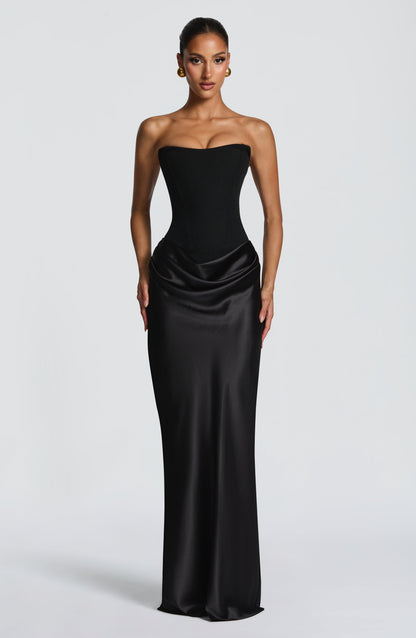 Robe Longue Maggie - Noir