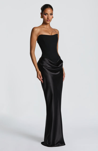 Robe Longue Maggie - Noir