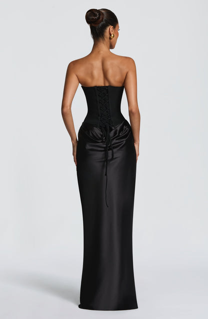 Robe Longue Maggie - Noir