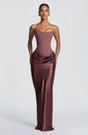 Robe Longue Maggie - Dusty rose