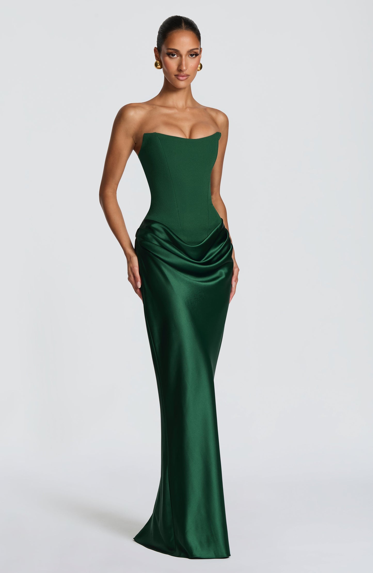 Robe Longue Maggie - Vert émeraude