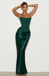 Robe Longue Maggie - Vert émeraude