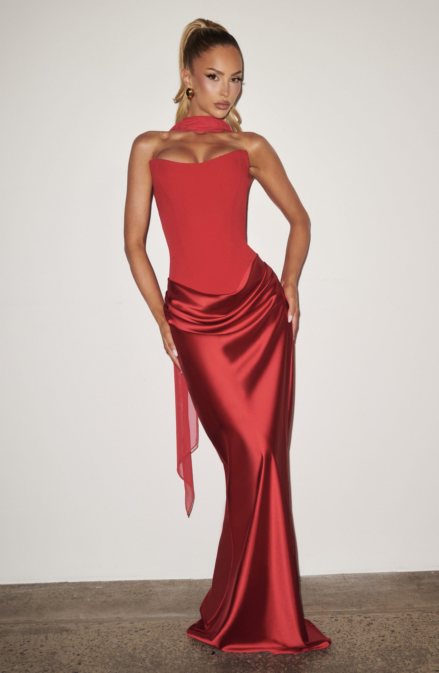 Robe Longue Robe - Rouge