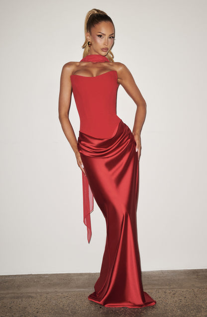 Robe Longue Robe - Rouge
