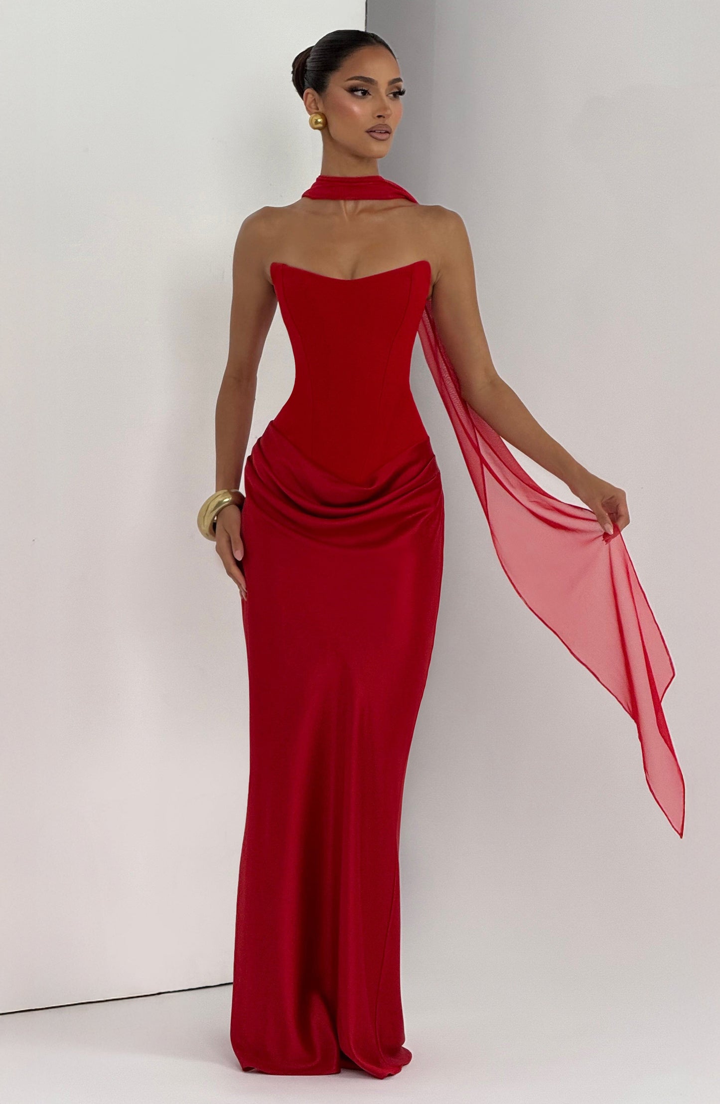 Robe Longue Robe - Rouge