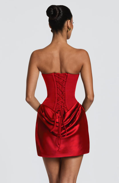 Robe Courte Maggie - Rouge